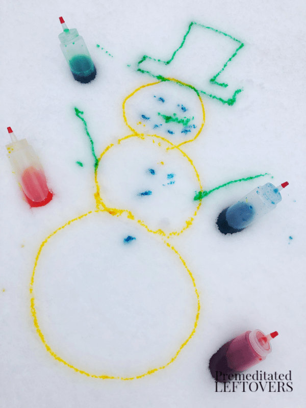 How To Make Snow Paint- Winter Activity For Kids